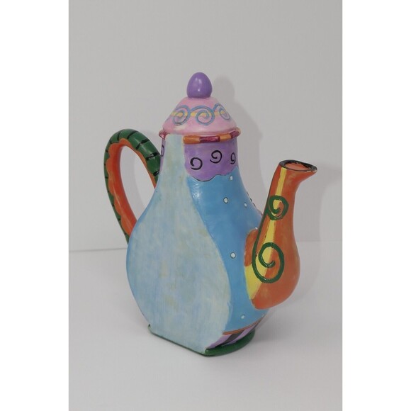 Milson & Louis Floral Design Hand Painted Teapot RARE - Picture 6 of 11